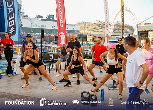 Morning wellness in aid of the SiGMA Foundation